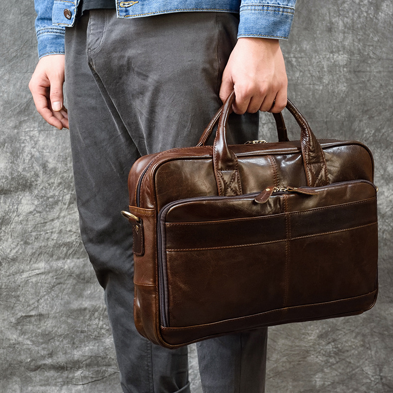Luxury Bags For Men - Роскошная сумка из натуральной кожи для