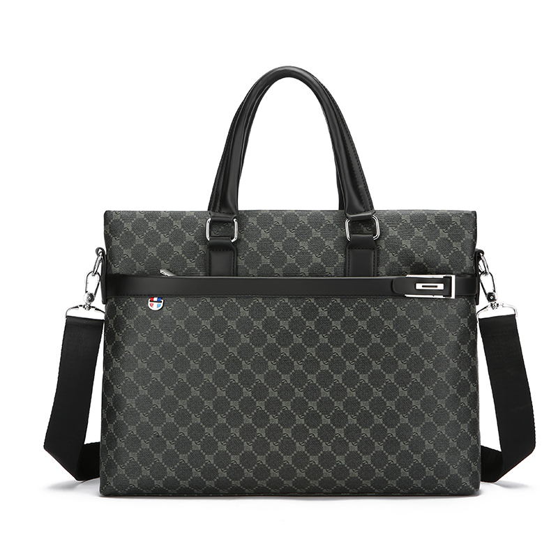 Luxury Bags For Men - Новая мужская деловая сумка-портфель из искусственной