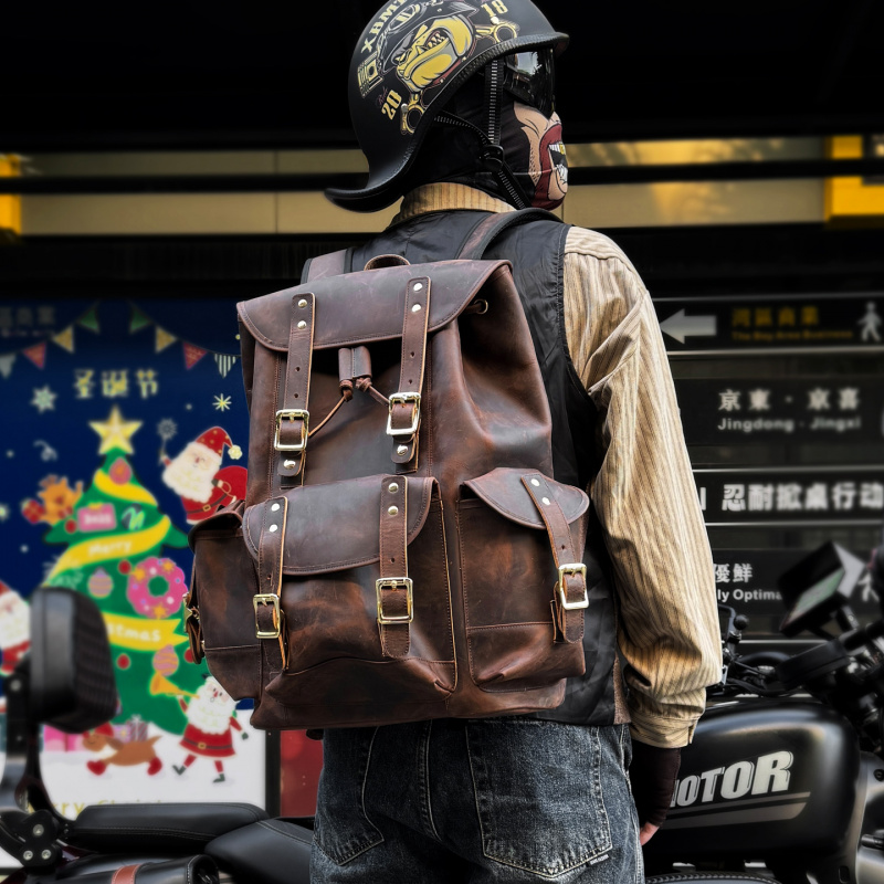 Новые поступления, кожаный рюк – обзор и цена Luxury Bags For Men