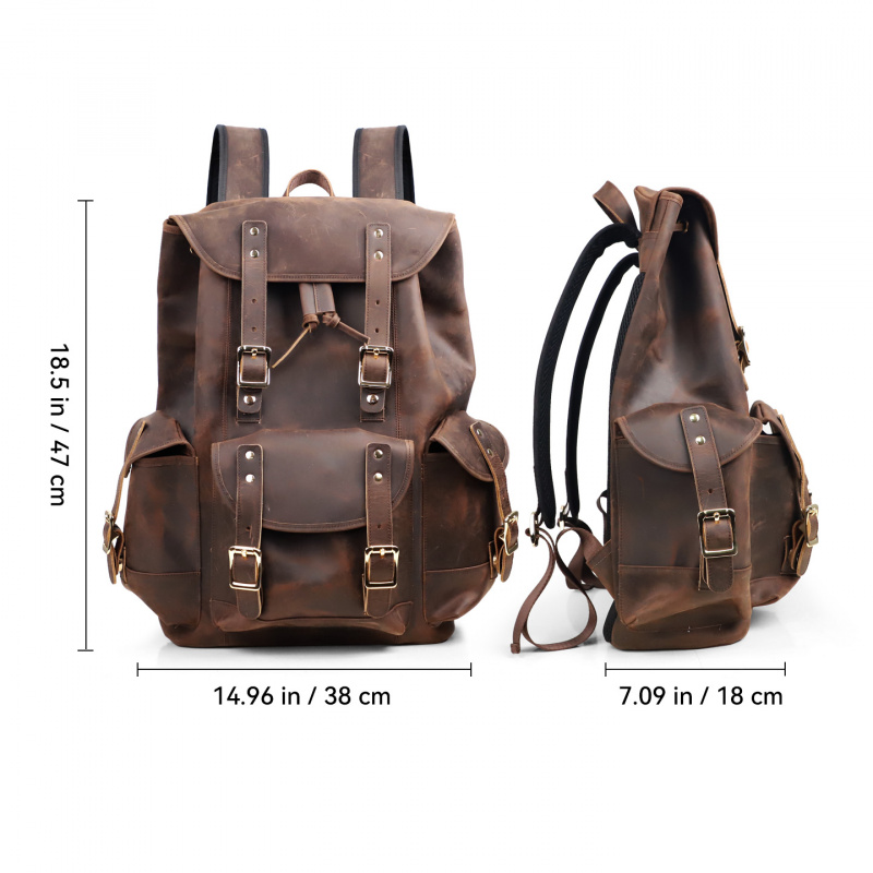Новые поступления, кожаный рюк – обзор и цена Luxury Bags For Men